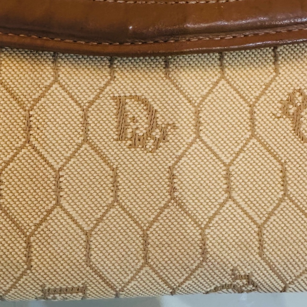 Christian dior vintage wallet Brown and Tan color - Picture 2 of 10
